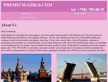Tablet Screenshot of premium-girls.com